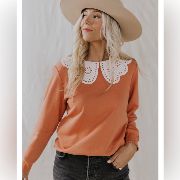 Roolee Honeysuckle Collared Sweater - Picture 3 of 7